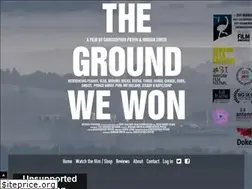 Sites similar to thegroundwewon.com