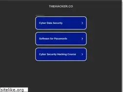 Sites similar to thehacker.co