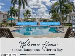 Sites similar to thehamptonsonheronbay.com