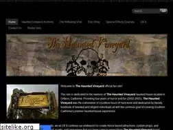 Sites similar to thehauntedvineyard.com