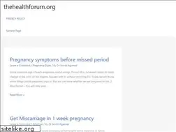 Sites similar to thehealthforum.org