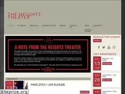 Sites similar to theheightstheater.com