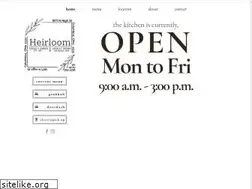 Sites similar to theheirloomcafe.com