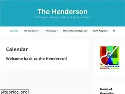 Sites similar to thehenderson.org