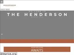 Sites similar to thehendersonapartments.com