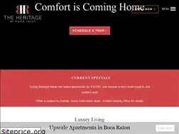 Sites similar to theheritageatbocaraton.com