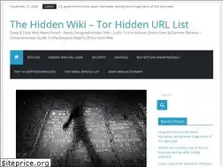 Sites similar to thehiddenwiki.pw