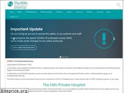 Sites similar to thehillsprivatehospital.com.au