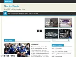 Sites similar to thehindiguide.com