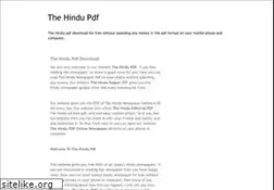 Sites similar to thehindupdfs.com