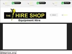 Sites similar to thehireshop.co.za