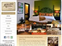 Sites similar to thehollandhoteltexas.com