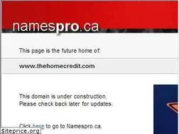 Sites similar to thehomecredit.com