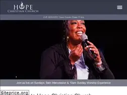 Sites similar to thehopeconnection.org