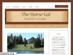 Sites similar to thehorsegal.com