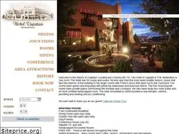 Sites similar to thehotelelcapitan.com