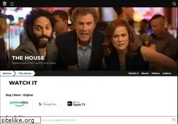 Sites similar to thehousemovie.com