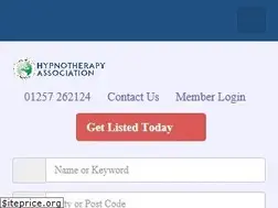 Sites similar to thehypnotherapyassociation.co.uk
