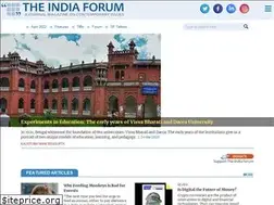 Sites similar to theindiaforum.in