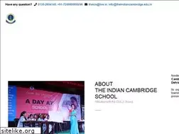Sites similar to theindiancambridge.edu.in