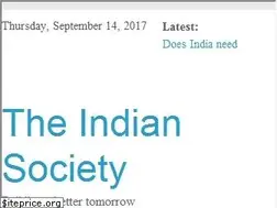 Sites similar to theindiansociety.org
