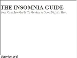 Sites similar to theinsomniaguide.com