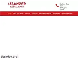 Sites similar to theislanderrestaurant.com