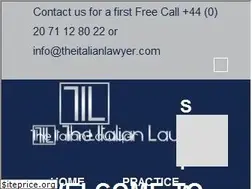 Sites similar to theitalianlawyer.com