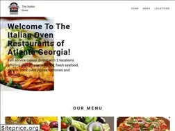 Sites similar to theitalianoven.com