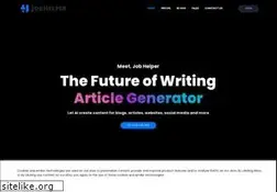 Sites similar to thejobhelper.com