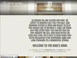 Sites similar to thekingsarmsdorchester.com
