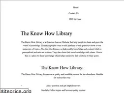 Sites similar to theknowhowlib.com