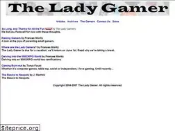Sites similar to theladygamer.com