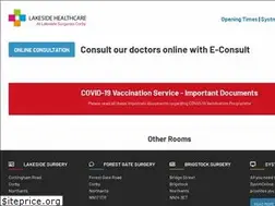 Sites similar to thelakesidesurgery.co.uk