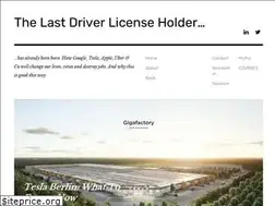 Sites similar to thelastdriverlicenseholder.com
