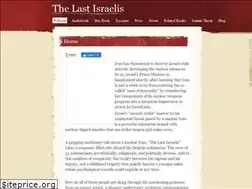 Sites similar to thelastisraelis.com
