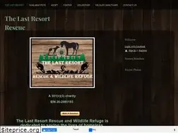 Sites similar to thelastresortrescue.com