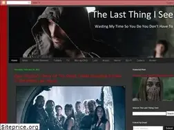 Sites similar to thelastthingisee.com