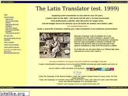 Sites similar to thelatintranslator.com