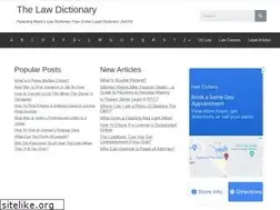 Sites similar to thelawdictionary.org