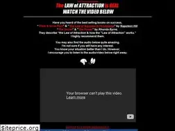Sites similar to thelawofattractionisreal.com