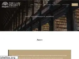 Sites similar to thelawproject.com.au