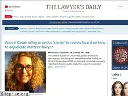 Sites similar to thelawyersdaily.ca