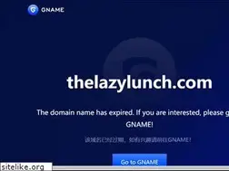 Sites similar to thelazylunch.com