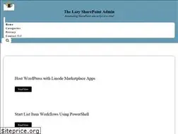 Sites similar to thelazyspadmin.com