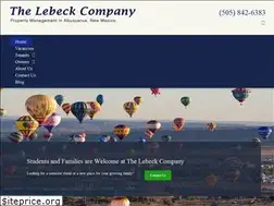 Sites similar to thelebeckco.com