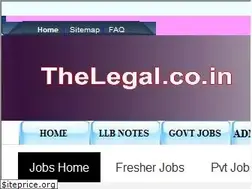 Sites similar to thelegal.co.in