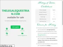Sites similar to thelegalequestrian.com