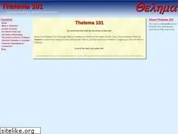 Sites similar to thelema101.com