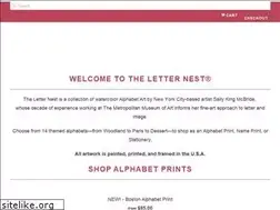 Sites similar to theletternest.com
